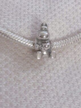 Moomin Cartoon Character Silver Charm For Pandora Bracelet